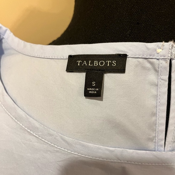 NWOT Talbots Grosgrain-Ribbon-Tie Top, size Small - Picture 6 of 7